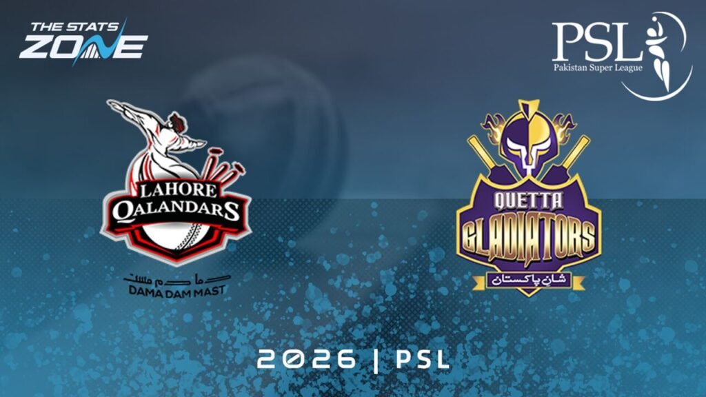 Lahore Qalandars vs Quetta Gladiators