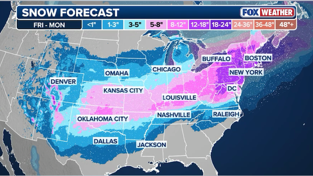 Heavy Snow Warning Which States 
