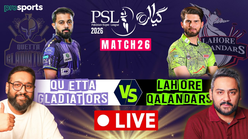 Lahore Qalandars vs Quetta Gladiators