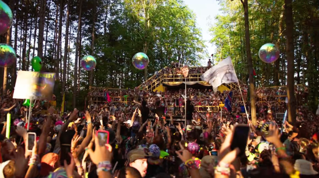 electric forest festival baby found
